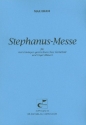 Stephanus-Messe fr gem Chor, Gemeinde, Orgel (Blser) Partitur (la)