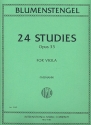 24 studies op.33 for viola solo