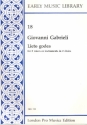 Lieto godea for 8 voices (SATB) or instruments in 2 choirs