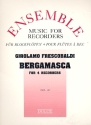 Bergamasca fr 4 Blockflten (SATB) Partitur und Stimmen