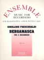 Bergamasca  fr 4 Blockflten (SATB) Partitur und Stimmen