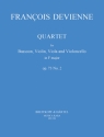 Quartet F major op.73 no.2 for bassoon, violin, viola and cello score and parts