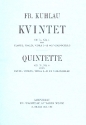 Quintet op.51,1 for flute, violin, 2 violas and cello study score