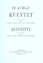 Quintet op.51,1 for flute, violin, 2 violas and cello study score