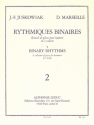 Rythmiques binaires vol.2 recueil de pices pour batterie en 2 cahiers