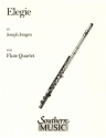 Elegie for flute quartet score and parts