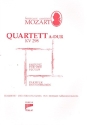 Quartett A-Dur KV298 fr 4 Flten Partitur+Stimmen