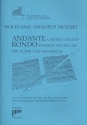 Andante C-Dur KV315  und Rondo D-Dur KV373 fr 4 Flten Partitur und Stimmen