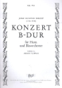Konzert B-Dur für Horn und Blasorchester Direktion in C