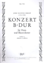 Konzert B-Dur fr Horn und Blasorchester Direktion in C