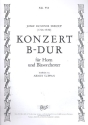 Konzert B-Dur fr Horn und Blasorchester Direktion in C