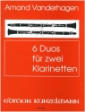 6 Duos fr 2 Klarinetten