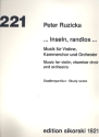 INSELN RANDLOS MUSIK FUER VIOLINE KAMMERCHOR UND ORCHESTER STUDIENPARTITUR - GROSSFORMAT