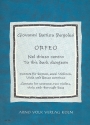 Orfeo Kantate fr Sopran, 2 Violinen, Viola und Bc Partitur (it/dt/en)