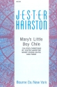 Mary's little Boy Child for 4 voices (SATB) and piano score