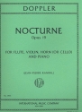 Nocturne op.19 for flute, violin, horn (or cello) and piano 5 parts