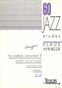 60 Jazz Etudes for melody instrument (clarinet, sax., trumpet, tenorhorn, horn)