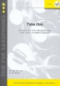 Take five fr 4 Saxophone (AATT) Partitur und Stimmen