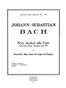 NUN DANKET ALLE GOTT: FOR 3-PART BRASS CHOIR WITH ORGAN AND TIMPANI SCORE AND PARTS