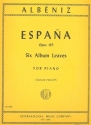 Espana op.165 6 Album Leaves for piano