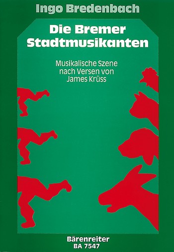 Die Bremer Stadtmusikanten musikalische Szene fr einstimmigen Kinderchor und Klavier Partitur