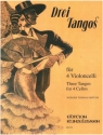 3 Tangos für 4 Violoncelli Partitur und Stimmen