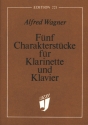 5 Charakterstcke fr Klarinette und Klavier