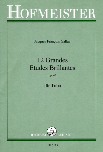 12 grandes tudes brillantes op.43 fr Tuba