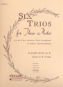 6 Trios op.83 for 3 flutes (or clarinets, saxophones) part 3