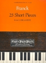25 short Pieces from l'organiste for piano