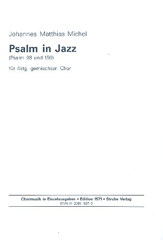 Psalm in Jazz Psalm 98 und 150 fr gem Chor Partitur (en)