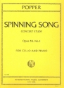 Spinning Song op.55,1 Concert study for cello and piano