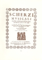 Scherzi Musicali for high voice and bc