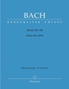Das Arienbuch Arien aus den Kantaten fr Alt und Klavier (dt/en) mit deutschem Begleitheft