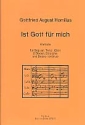 Ist Gott fr mich Kantate fr Sopran, Tenor, Chor, 2 Oboen, Streicher und Bc Partitur