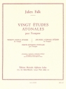 20 ETUDES ATONALES POUR TROMPETTE