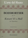Konzert e-Moll op.15 Nr.6 fr 5 Querflten Partitur und Stimmen