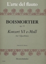 Konzert e-Moll op.15 Nr.6 fr 5 Querflten Partitur und Stimmen