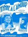 Hymne  l'amour pour chant et piano
