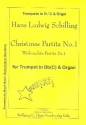 Christmas Partita no.1 for trumpet in B or C and organ