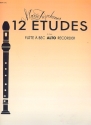 12 Etudes for alto recorder