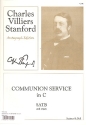 Communion Service C major op.115 for mixed chorus and organ score