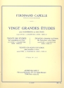 20 grandes tudes vol.1 (nos.1-10) pour saxophone ou hautbois