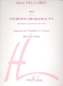 Aria de la Bachianas Brasileiras no.5 pour ensemble de 5 guitares partition et parties