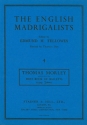 FIRST BOOK OF BALLETTS (1959/1600) FOR 5 VOICES    SCORE (EN) THE ENGLISH MADRIGALISTS VOL.4
