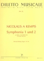 Symphonia 1 und 2 fr Violine (Sopranblockflte) und Bc Stimmen