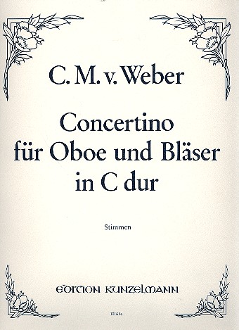 Concertino C-Dur für Oboe, Bläser und Kontrabass Stimmen (ohne Solooboenstimme)