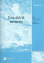 Jesus dulcis memoriam for barytone solo and mixed chorus (SSATB) score