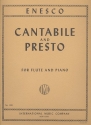 Cantabile and Presto for flute and piano