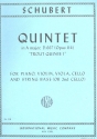 Trout-Quintet A major op.114 for piano and strings parts